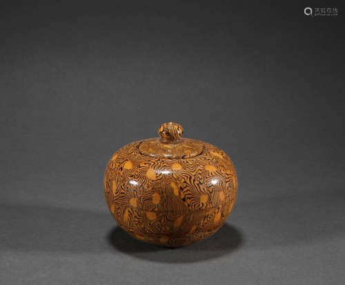Tang Dynasty - Tiger Skin Glazed Jar