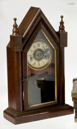 English 19th century chapel clock