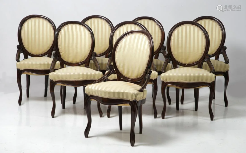 Set of 8 English style chairs