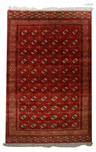 Bukhara red oriental carpet