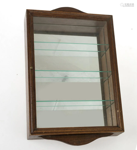 Mirror back hanging display case