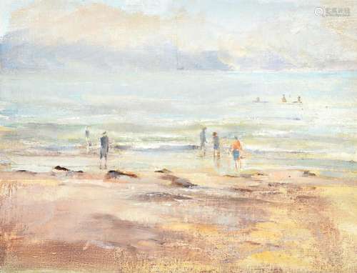 FOLLOWER OF PHILIP WILSON STEER, LA PLAGE A LA BARQUE