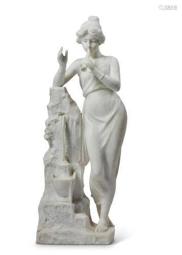 PIETRO BAZZANTI (ITALIAN 1825-1895), SCULPTED WHITE MARBLE