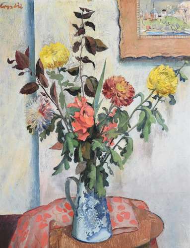 λ WILLIAM CROSBIE (SCOTTISH 1915-1999), AUTUMN FLOWERS