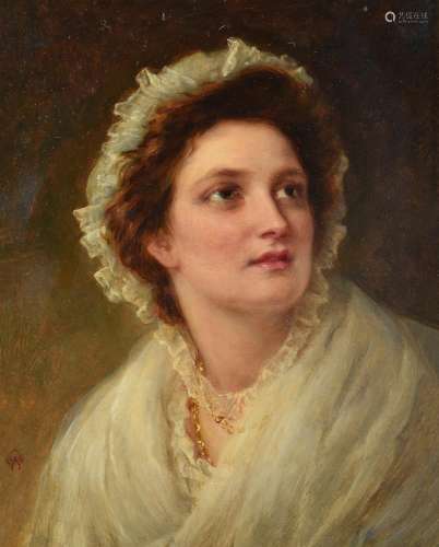 WILLIAM GALE (BRITISH 1823-1909), PORTRAIT OF A LADY