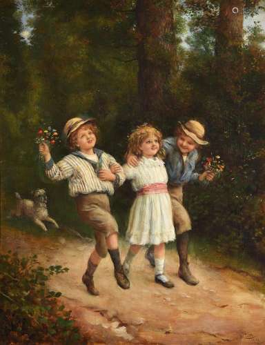 JAMES CLARK (BRITISH 1834-1926), CHILDHOOD'S HAPPY DAYS
