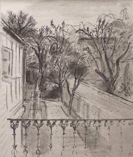 •EDWARD ARDIZZONE, CBE, RA (1900-1979) SKETCH OF THE GARDEN ...