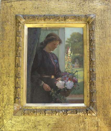 WILLIAM PETER WATSON (1883-1932) FROM THE GARDEN Signed, als...