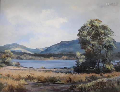 •GRETTA O'BRIEN (1933-2017) KILLARNEY LAKES Signed, oil on c...