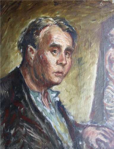 •EDWARD ARDIZZONE, CBE, RA (1900-1979) SELF PORTRAIT WHEN A ...