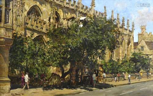 •PETER BROWN (b.1967) THE PARDONED TREE, OXFORD Signed and d...