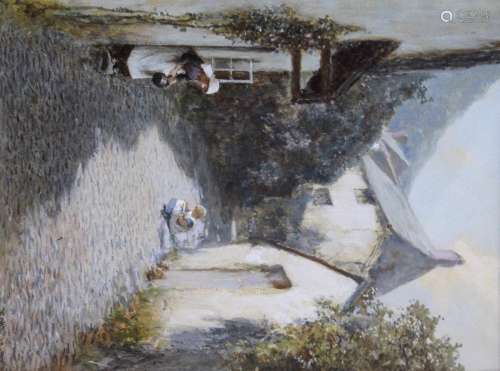 JOHN WHITE (1851-1933) CLOVELLY Signed, watercolour and body...