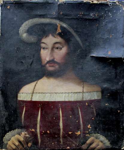 AFTER JOOS VAN CLEVE (c.1485-c.1540) PORTRAIT OF KING FRANCI...