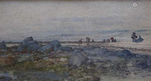 •THREE SCOTTISH WORKS ON PAPER comprising `Shore Scene` by J...