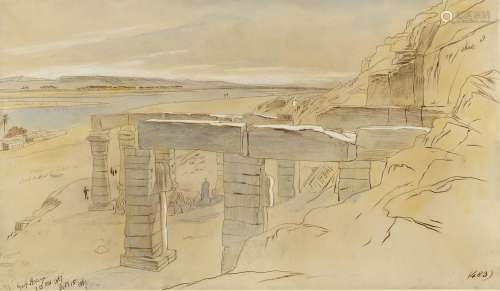 EDWARD LEAR (1812-1888) GARF HOSEYN Inscribed Garf Hoseyn/ 2...