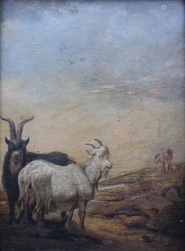 ATTRIBUTED TO CORNELIS SAFTLEVEN (c.1607-1681) TWO GOATS ON ...