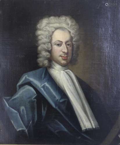 FOLLOWER OF JOHN VANDERBANK (1694-1739) PORTRAIT OF A GENTLE...