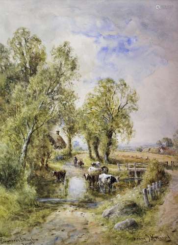 HENRY JOHN KINNAIRD (1861-1929) VIEW NEAR GILLINGHAM, DORSET...