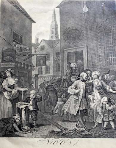BY or AFTER WILLIAM HOGARTH (1697-1764) MORNING; NOON; EVENI...
