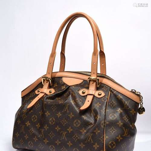 LOUIS VUITTON Sac «Tivoli» 33 cm en toile Monogram et cuir n...