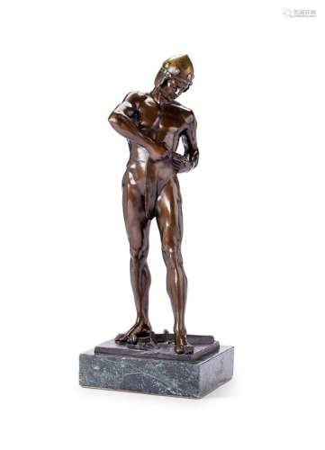 Ferdinand Lugerth, an early 20th century brown patinated bro...