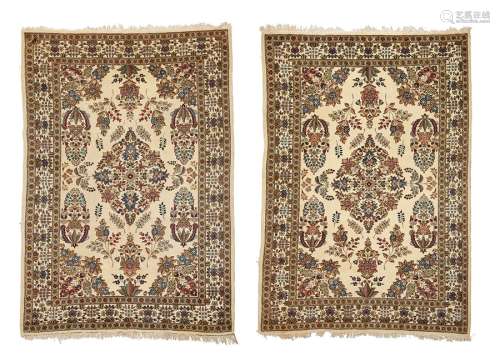 A pair of Tabriz carpets, North West Persia, 2nd quarter of ...
