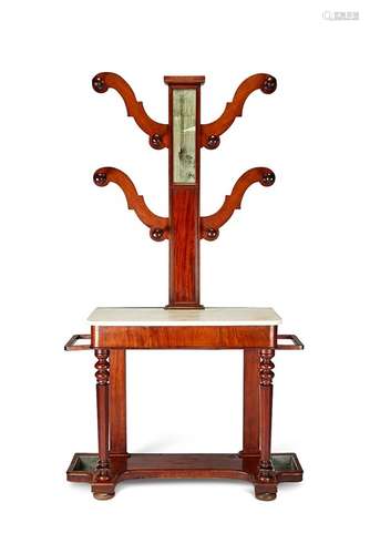 A William IV mahogany hall stand