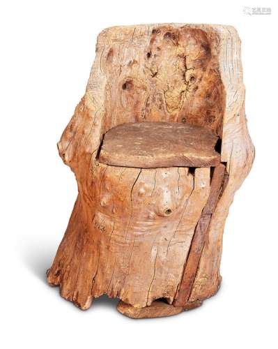 A dug-out seat, 18th/19th century