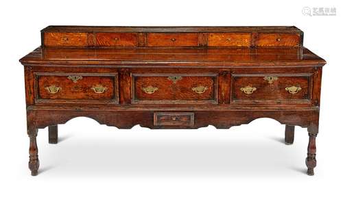 A George II oak dresser