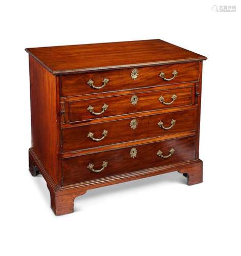 A George III mahogany dressing chest