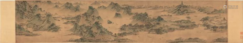 Ming dynasty landscape painting by Wen Zhen Ming