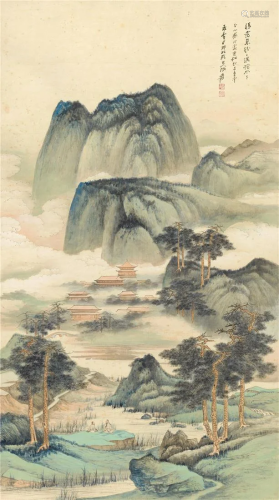 Landscape painting by Zhang Da Qian