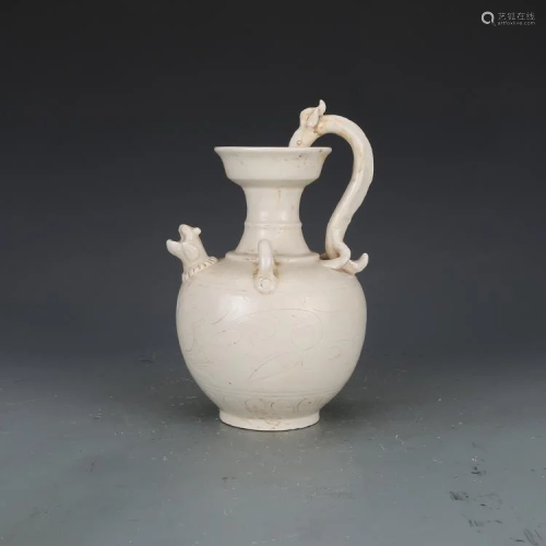 Song dynasty white kiln flower pot