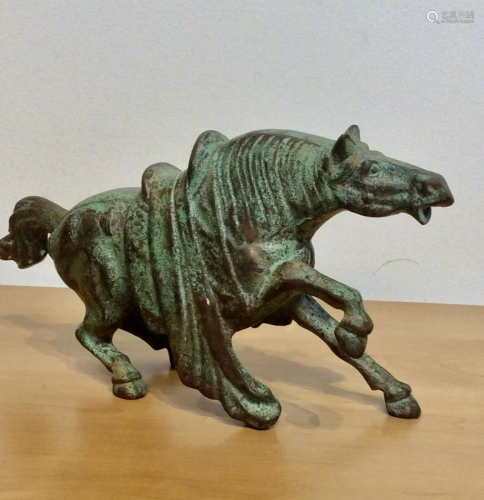 Bronze Horse Chinese Style Sculpture Statue