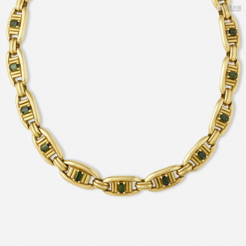 Barry Kieselstein-Cord, Tourmaline and gold necklace