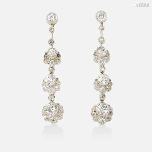 Belle Epoque diamond earrings