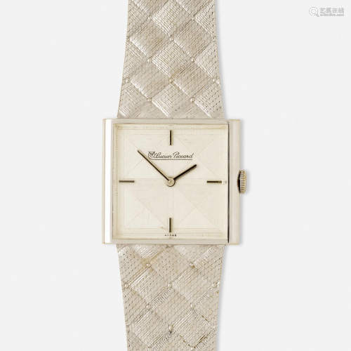 Lucien Piccard, White gold wristwatch