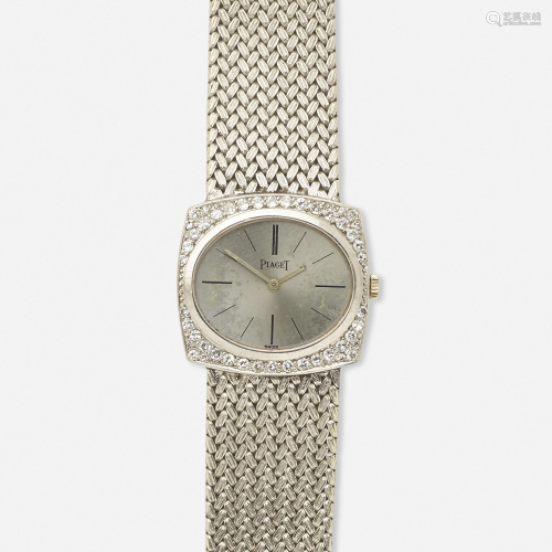 Piaget, White gold and diamond wristwatch, Ref. 9545 P5