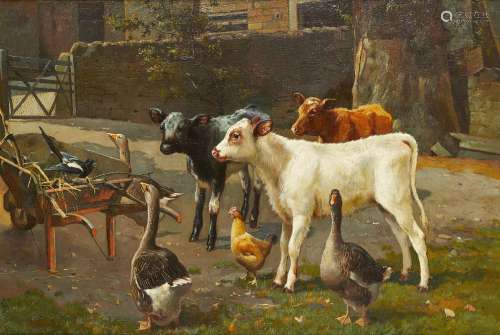 Alfred Duke, British 1836-1915- The Uninvited Guest; oil on ...
