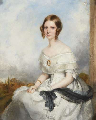 Circle of Margaret Sarah Carpenter, British 1793-1872- Portr...