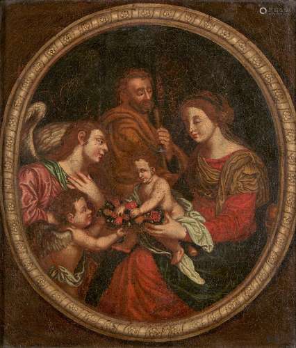 Sevillian School, 17th Century- The adoration of the infant ...