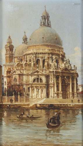 Carlo Grubacs, Italian 1802-1878- Santa Maria della Salute, ...