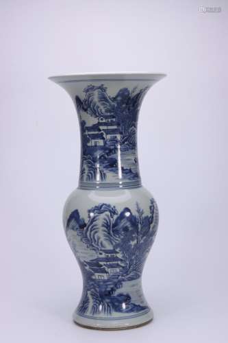 chinese blue and white porcelain flower vase