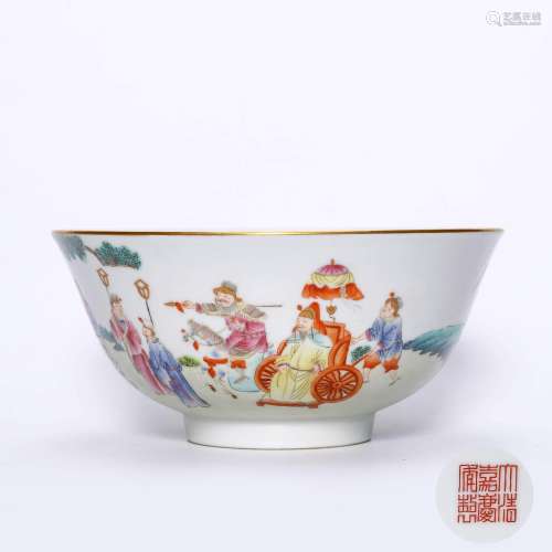 chinese famille rose porcelain bowl