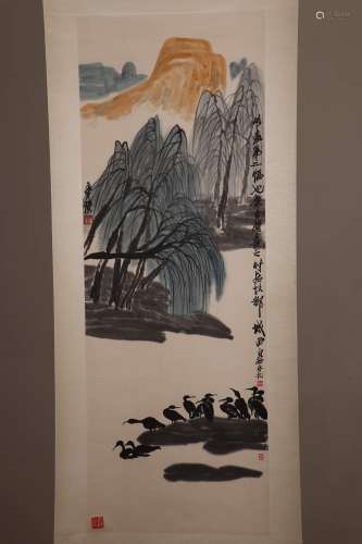 chinese qi baishi's painting