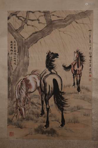 chinese xu beihong's painting