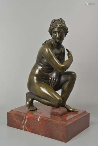 18 century style Venus bronze sculpture