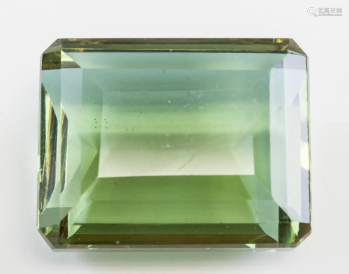 94.20ct Emerald Cut Green Natural Alexandrite GGL