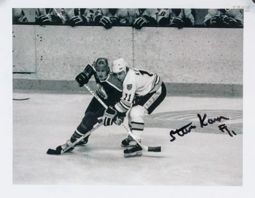 Steve Kasper 1961- Canadian Autographed Photo COA
