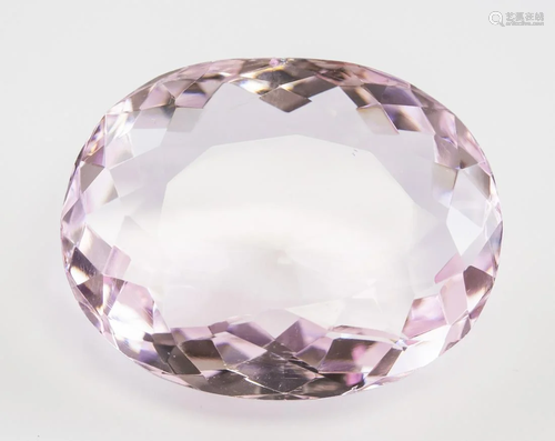 100.00ct Oval Cut Pink Natural Amethyst GGL